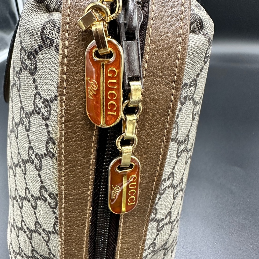 Gucci Brown Plus GG
Coated Canvas Boston Bag - Picture 6 of 15